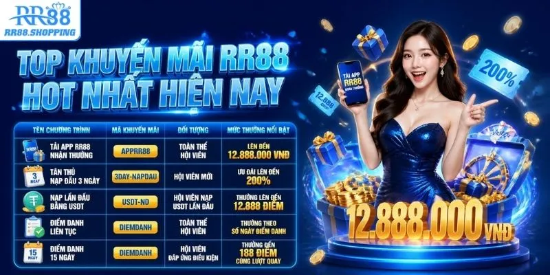 Top khuyến mãi RR88 hot nhất hiện nay